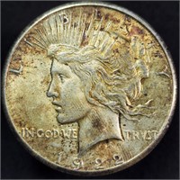 1922-S Peace Dollar - Magnificent Mint State Toner