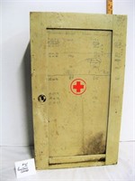 Wooden Red Cross Cabinet