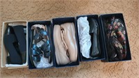 Lot 5 pairs womens 10 1/2 shoes with boxes