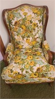 Broyhill Lenoir Flowered Vintage Chair