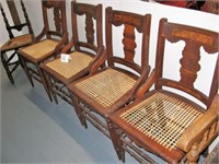 (5) Cane Bottom Chairs