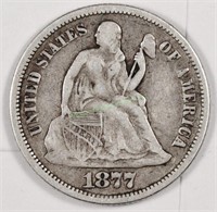1877 Seated Liberty Dime