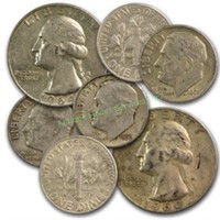 $1 Face Value 90% Silver Mix