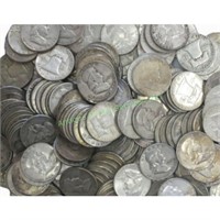 (100) Franklin Half Dollars -90% Silver -