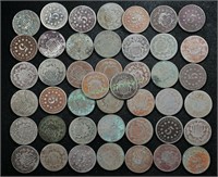 Lot of 44  - 1869 Shield Nickels