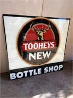 Tooheys new bottle shop perspex sign