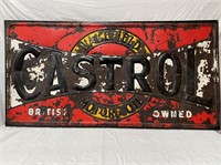 Original Wakefield Castrol embossed enamel sign