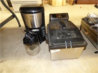 ELECTRIC DEEP FRYER & COFFEE MAKER