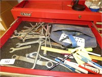 2 DRAWERS OF SCREWDRIVERS,WRENCHES & MORE