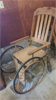 Wooden Antique Wheel Chair