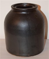 (K) Brown Crock Jar