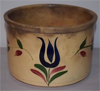 (K) Watt Pottery "Dutch Tulip" Crock