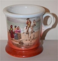 (K) German Hand Painted Shaving Mug