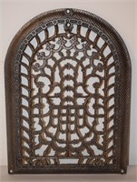 (K) Arched Cast Iron Heat Vent Grate Cover