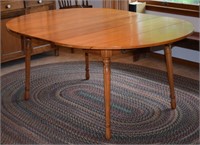 (K) Tell City Drop Leaf Dining Table w/ 2 Leaves