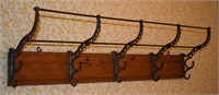(BA) Antique Hanging Coat Rack