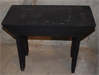 (BS) Black Painted Stool/Bench