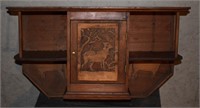 (BS) Old Shelf w/ Stag & Horse