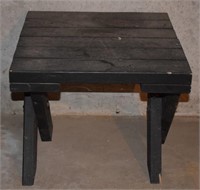 (BS) Black Painted Patio Table