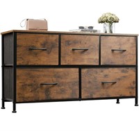 WLIVE Dresser for Bedroom with 5 Drawers