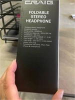 Case of 5 Craig Stereo Headphones