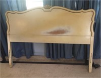 French Provincial Headboard & Bed Frame