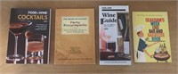 Lot of 4 Bar & Wine Books