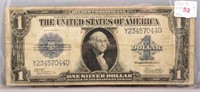 Series of 1923 $1 silver certificate large note