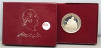 1982 Proof 90% silver Washington half dollar.