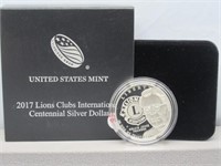 2017 Lions Club International US mint proof