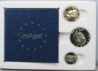 1976 Bicentennial 3 coin silver proof set.