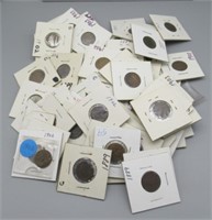 (70) Assorted Indian head cents.