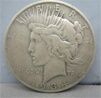 1934-D Peace silver dollar.