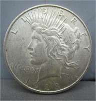 1923-S Peace silver dollar.