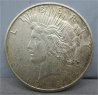 1923-S Peace silver dollar.