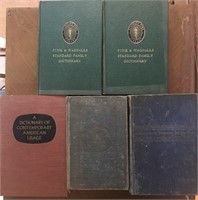 Lot of Vintage Dictionaries