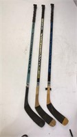 3 Victoriaville Hockey Sticks Lot