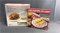 Microwave Cook & Roast Set & Chip Maker