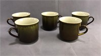 5 Mikasa Coffee Cups - Ceramic