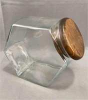 Libbey Glass Treat Jar Canister