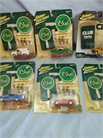 8 Johnny Lightning "Clue" Cars
