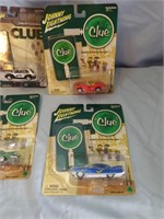 10 Johnny Lightning "Clue" Cars