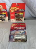 5 Johnny Lightning Cars