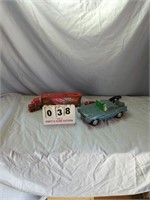 Small Lightning McQueen Trailer, and Car
