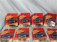 8 Johnny Lightning Cars-GTO's