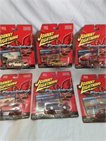6 Johnny Lightning Firebirds Cars