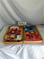 Assorted Lot of Plastic Cars & Radio/Clock Car
