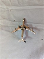 2 Framed Pictures of Airplanes, 3 Metal Airplanes