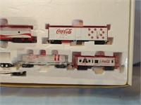 5pc. Coca-Cola Electric Train Set w/ Track