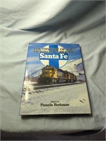 Lot of Trains & 2 Santa Fe Books